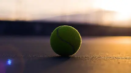 Full HD tennis ball image with professional photography quality