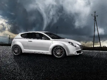 4K quality modern Alfa Romeo background