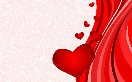 Red Hearts Wallpaper for Text - Romantic and Emotional