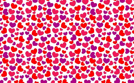 Fantasy Red and Purple Hearts Wallpaper - High Quality
