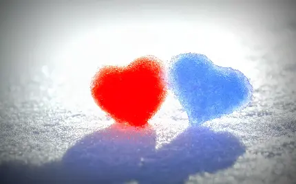 Download Red and Blue Heart Backgrounds for Profiles