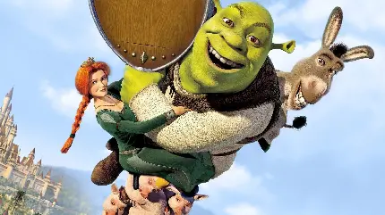 4K image of Shrek cartoon showcasing unique filmmaking style