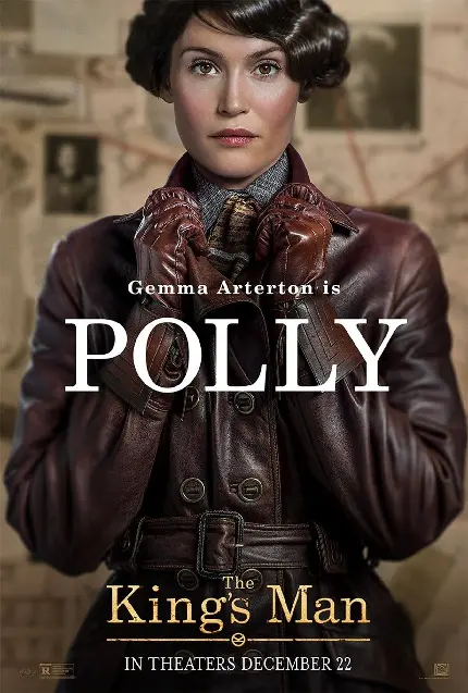 Gemma Arterton as Polly in The Kings Man movie background