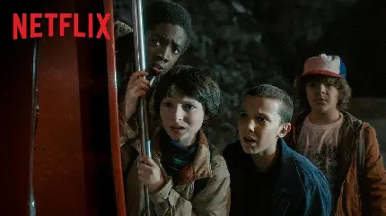 Stranger Things Boys Cast HD Photo Premium