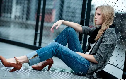 Chic lonely sad girl profile picture in good quality