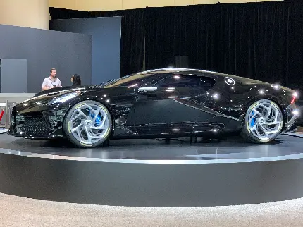 Side View of Bugatti La Voiture Noire High Quality Image