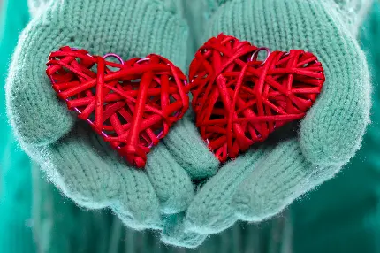 Download cute super beautiful couple heart photo in HD