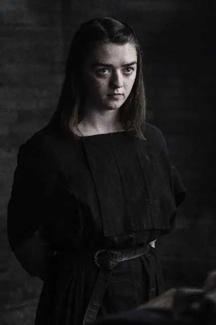 Stunning photo of Maisie Williams as Arya Stark in high quality