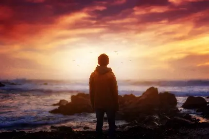 Sad depressed boy wallpaper in excellent HD quality