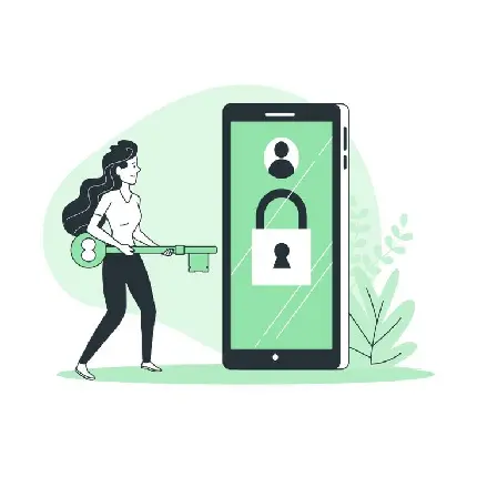 Cute girly profile picture for Safer Internet Day on Telegram