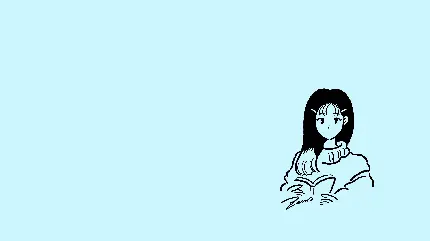 Full HD light blue simple girly style background for laptop