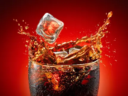 Coca-Cola Wallpaper with Red Background - Iconic Brand