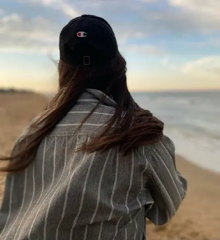 Cool Girl Beach Profile Picture HD Quality Premium