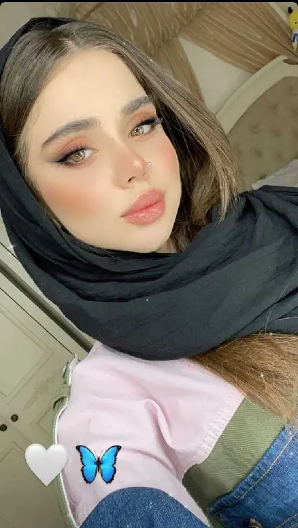 Nika Falahi famous Iranian TikToker beautiful image