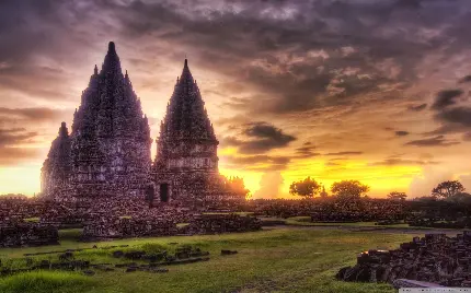 Download Prambanan Temple Background Images from Indonesia