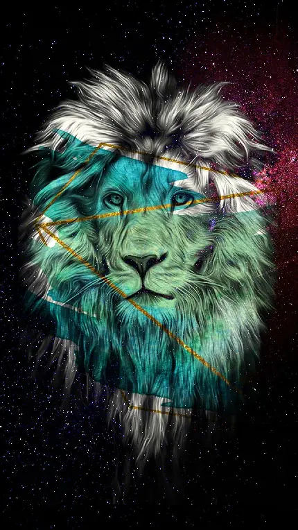 Lion Galaxy HD Quality Wallpaper Download