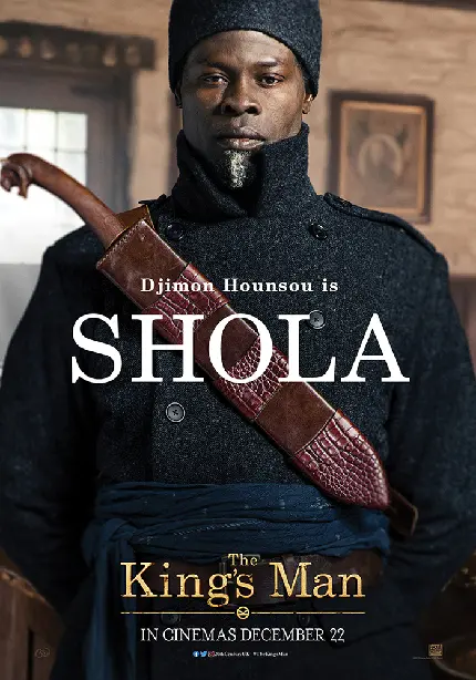 Djimon Hounsou as Shola in The Kings Man movie background