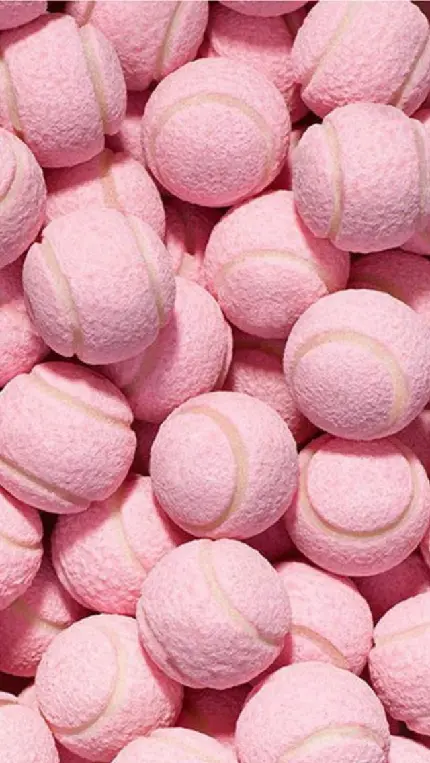 Pink tennis ball girl background in HD quality