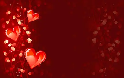 Luxury Heart Frame Wallpaper for Text - HD Quality