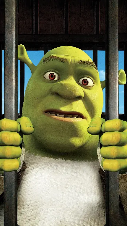High quality Shrek cartoon image featuring swamp ogre