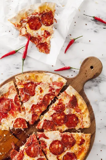 Fast Food Pizza Photo for International Pizza Day HD Quality