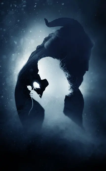 Beauty and the Beast wallpaper featuring romantic story