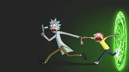Rick and Morty Black Hole Wallpaper for Desktop and Background