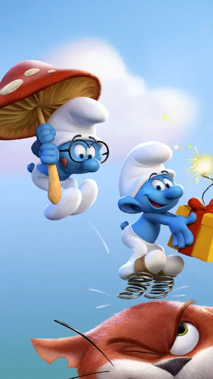 Smurfs profile picture for social media accounts