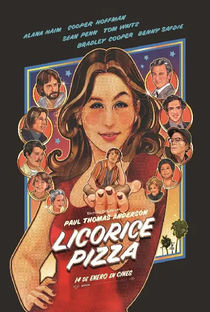 Licorice Pizza official movie poster love story artwork