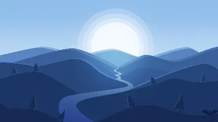 High quality fantasy landscape image for computer desktop background