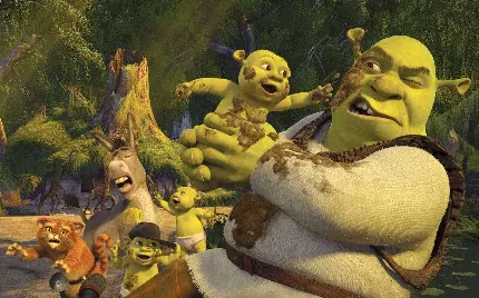 HD image of Shrek adventure comedy animation in ultra quality