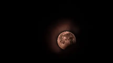 Red moon in cloudy night wallpaper free high quality download