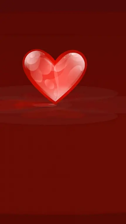 Red Heart Image for WhatsApp Stories - Beautiful and Emotional