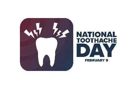 World Toothache Day Image Encouraging Dentist Visits