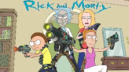 Full HD Rick and Morty Family Wallpaper