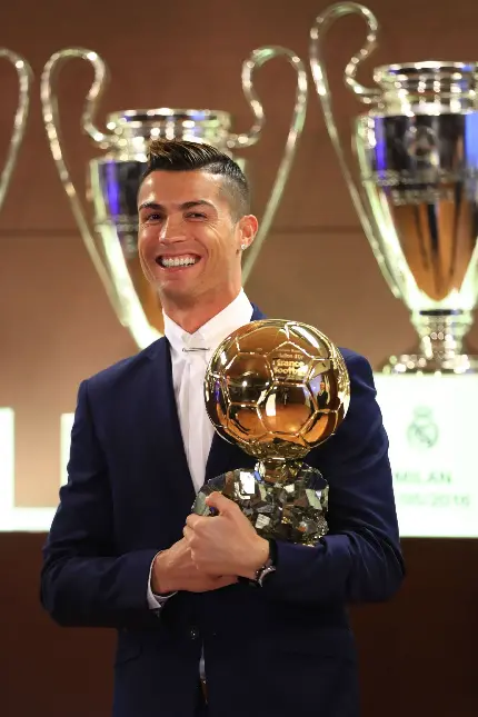Cristiano Ronaldo profile photo five time Ballon dOr winner