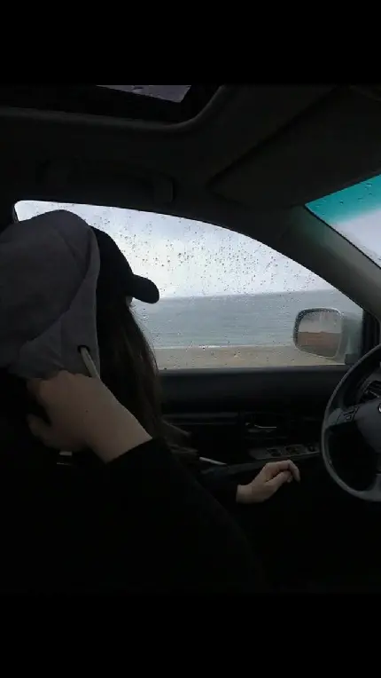 Cool foreign girl in car most beautiful profile picture