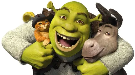 Shrek animation poster with positive messages about friendship