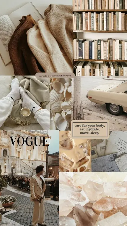 HD Beige Multi Piece Background