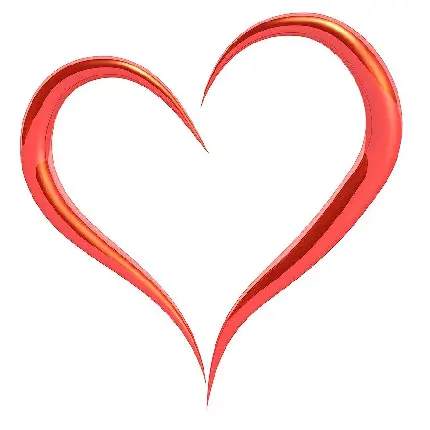 Minimalist Heart Drawing for Simple Profiles - Clean and Elegant