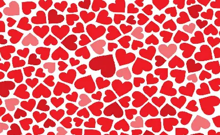 Red Fantasy Hearts Wallpaper for Mobile and Social Media
