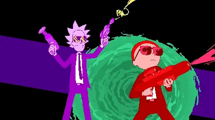 Rick and Morty Characters Background for Windows Desktop