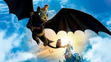 How to Train Your Dragon animated movie wallpaper