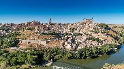 Toledo historic city Tagus river photo