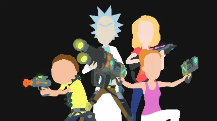 Rick and Morty Family Wallpaper for Windows and Desktop