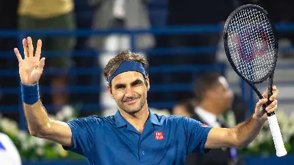 Roger Federer Famous Tennis Champion HD Background