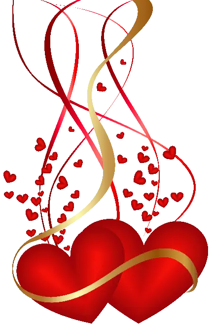 Couple heart photo in PNG for phone wallpaper and social media