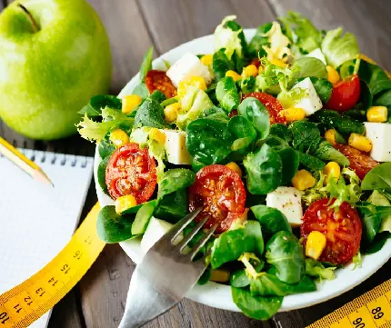 Simplest diet salad for people on a diet