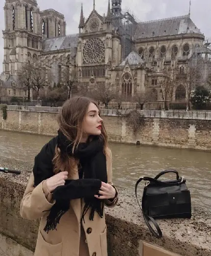 Girl near Notre Dame Paris latest profile picture