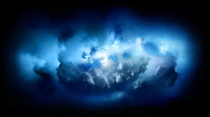 Beautiful dreamy blue smoke background with best quality resolution